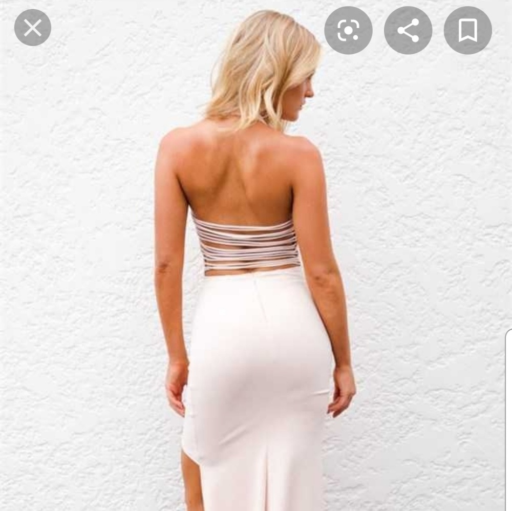 NWT Strappy bodycon halter dress - Picture 8 of 8